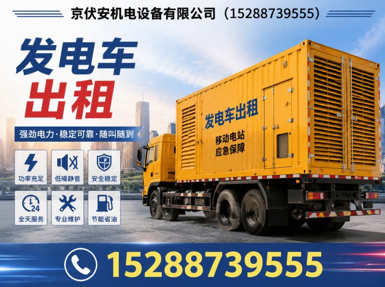 荆州柴油发电机组出租展示图