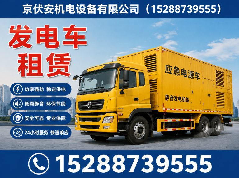 荆州静音发电车租赁展示图